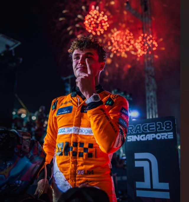 乐鱼体育官方网站-F1新加坡大奖赛诺里斯获赛季第三冠 挑战世界冠军